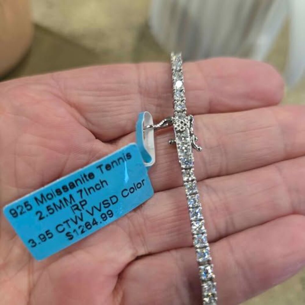 7" Moissanite Tennis Bracelet